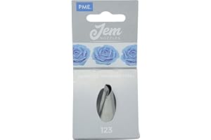 PME NZ123 JEM dysza do wyciskania dużych płatków/falbanka nr 123, srebrna