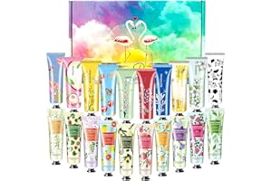 SmoBea Plant Fragrance Hand Cream, 20 x 30ml Mini Hand Cream Gift Set, Daily Moisturising Hand Cream Working Hands, Deeply Hydrating & Nourishing Non-Greasy Natural Aloe And Vitamin E