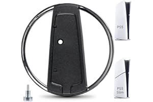 VEGOATY PS5 Standfuß, Vertikaler Standfuß für PS5 Slim Videospiele Zubehör Ständer, Digital Edition CD-ROM Edition Vertikal Standfuss