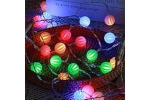 BLOOMWIN Guirnaldas Luces Exterior Solar Bola 30LED 6.5M Luces Solares Led Exterior Impermeable Cadena de Luces Solares Decoración para Jardín Árbol de Navidad Fiesta Boda Terraza Patio