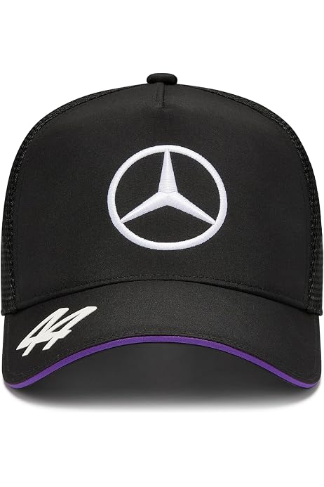 Mercedes AMG Petronas Lewis Hamilton Kappe 2023 - Neongelb Unisex Baseball Cap