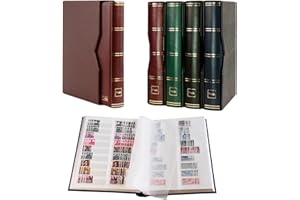 PROPHILA COLLECTION Prophila Leuchtturm classificatori 60 pagina bianco DIVIDIDA con cofanetto rosso