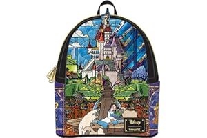 Loungefly Disney Princess Castle Series Belle Mini Backpack