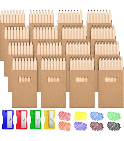MirraSwit 20 Packungen Buntstifte Set Mit Je 6 Bunt Produktbild-Vorschau 10