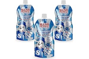 HEZVIC Slush Puppie Pouches 3 Pack Bundle - Blue Raspberry Flavours -Summer Party - Treat For Kids and Adult - Ice pops Drink