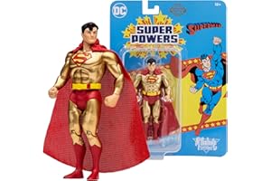 McFarlane Toys DC Super Powers Superman (Gold Edition) 4.5" Inch Action Figure– Limited Edition Collectible in Themed Blister Packaging – Ideal for Fans and Collectors
