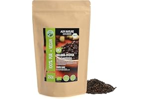 Poivre noir de Malabar bio (250g), poivre noir du tigre bio, grains de poivre noir de Malabar issus de l'agriculture biologique contrôlée, poivre du tigre testé en laboratoire, 100% pur et naturel