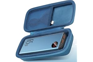 co2CREA Hart Reise Schutz Hülle Etui Tasche für Baseus Power Bank 20000mAh PD 65W Externer Akku Telefonladegerät,Nur Tasche