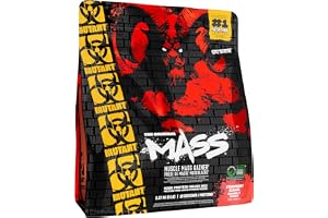 Mutant Mass Gainer – Jordgubb-Banan Smak, 2270g, Högkalori Proteinpulver för Muskeluppbyggnad och Bulking