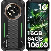 OUKITEL G6 Android 16 Unbreakable Mobile Phone, 10600mAh Battery, 16GB RAM+ | 6.52" Rugerized Mobile Phone, Camera 16MP+8MP I