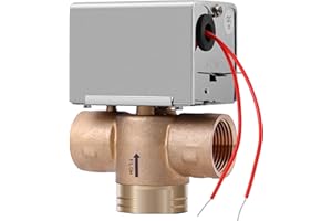 Valemo Valvola di Zona Motorizzata 3 Vie Normalmente Chiusa 1 Pollice DN25 2 Fili 230VAC