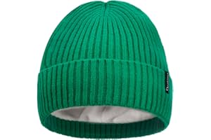 Ocatoma Beanie for Men Women Winter Cuffed Hat with Warm Lining Soft Ski Hat Unisex Cap Gifts for Men Women