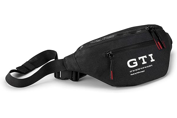 Volkswagen Mixte 5hv087314a Sac banane GTI Collection Noir, Rouge/Blanc, m EU