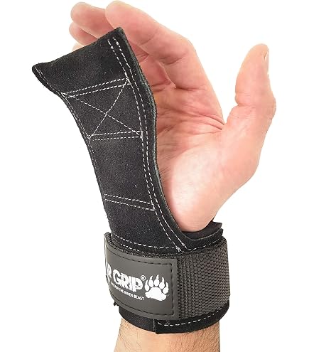 Fitgriff® Paire de bandages de poignet pour haltérophilie - Soutien robuste pour gym, développé couché et pompes - Pour homme et femme - Noir/rose