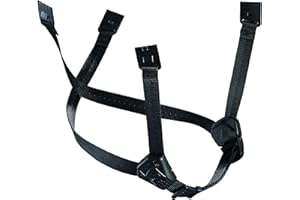 Petzl Mentonnière Double pour Casques Vertex E Strato, Accessoire pour Escalade Unisexe Adulte, Noir, UNI