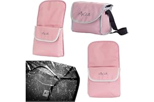 Play Like Mum Dolls Stroller Accessory Pack, Daisy Chain Zipp, Classic Pink (Includes Rain Cover, 2 Cosytoes and Bag)