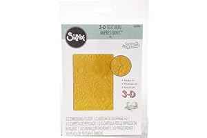 Sizzix 663206 Impressionen Prägefolder Mosaic Gems Stanzschablonen, Mehrfarben, Einheitsgröße