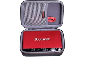 XANAD Hard Case for Focusrite Scarlett 2i2 3rd Gen USB Audio Interface (Black)
