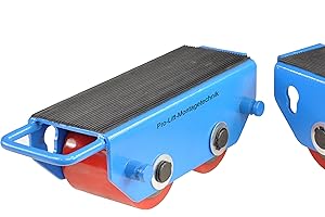 Pro-Lift-Montagetechnik 2t Panzerrollen, Transportfahrwerk, 1 Stück, starr, zusammensteckbar, 00592