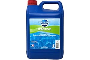 BLUE POINT COMPANY Algicide Anti Algues Piscine, rattrapage Choc Eau Verte │Anti Eau Verte/Trouble, Traitement Anti-algues 5L │Produit Stop algues et récupération des eaux Troubles