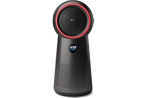 VERSUNI Philips 3-in-1 Air Purifier - Fan and Space heater - Pure and cozy warm air - Purifies rooms up to 42 m² - HEPA & Active Carbon filters - (AMF220/35)