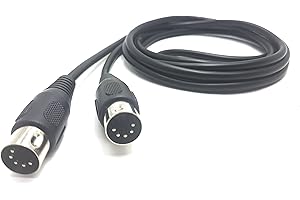 RAGAI MainCore 3m long 5-pin Midi to 5-pin Midi Audio Cable. for connecting Synths, Keyboards, Sequencers, Computers, Tone Generators, Drum Machines, Effects Processors, etc