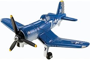DISNEY Planes- Pixar Avión Basico Skipper, Color, 1 (Mattel X9461)