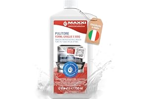 MAXXI CLEAN | Pulitore per forno, grill e BBQ extra forte (750 ml)| Pulitore e sgrassatore automatico | Per forno, piano cottura e grill | Scioglie incrostazioni