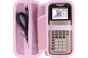 RIYADAone Hartschalen Schutzhüllen Tasche Geeignet für Texas Instruments TI-84 Plus CE/TI Nspire CX II FC/TI-84 Plus/TI-82/TI-Nspire CX II/TI-89 Titanium Grafischer Taschenrechner (Rosa)