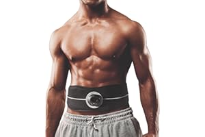 ‎FITENGINE FitEngine flexibler EMS Bauchmuskelgürtel Unisex | 4 leitfähige Elektroden zur Stimulation der Bauchmuskulatur | 6 verschiedene Modi & 9 Intensitätslevel