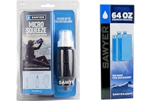 SAWYER PRODUCTS SP2129 Micro Squeeze Filter,SP113, SP114, SP116, 2x Sp2129 PointOne Squeeze Waterfiltersystem
