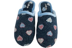 J. RUIZ CALZADOS JR Zapatillas de Casa Mujer Invierno - Pantuflas de Casa Mujer Invierno - Zapatillas de Estar por Casa con Plantilla de Espuma - Calzado de Casa - Chanclas de Casa Mujer - Fabricado en España.