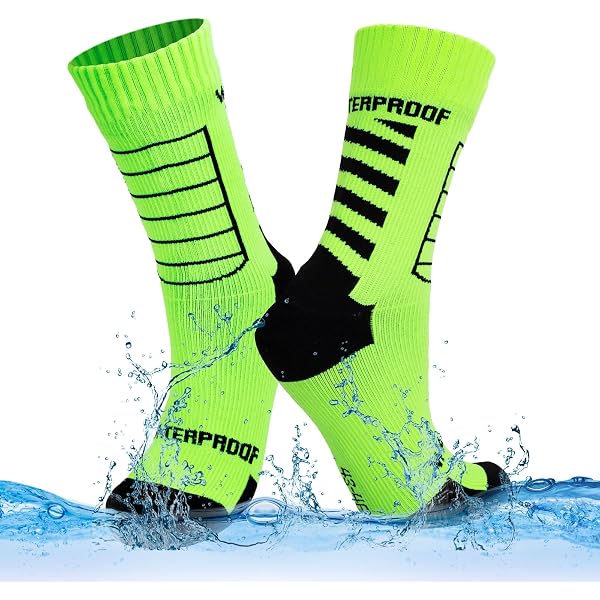 Chaussettes Hautes Imperméables RANDY SUN - Respirantes Chaudes - Sports Plein Air Randonnée Ski Moto - 1 Paire