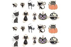 CHGCRAFT Smalto Charms Lega Smalto Charms Placcato Oro Collana Charms per Braccialetto Fai da Te