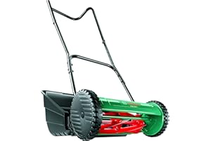 Bosch Lawn and Garden Lawn Mower AHM 38 G (for Small Areas; Environmentally Friendly, Petrol-Free and Electric-Free; Cutting Width: 38cm; Cutting Height: 15-50mm; Weight: 6.7kg; in Carton Packaging)