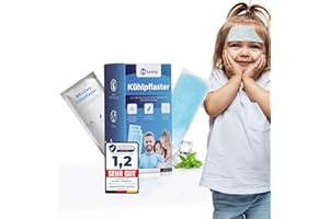 Testsieger: BS Luxry® 20x Kühlpflaster - bei Fieberbeschwerden und Migräne - Kühlpack bei Muskel u. Gelenkschmerzen - Kühlpads für Kinder ab 1 Jahr
