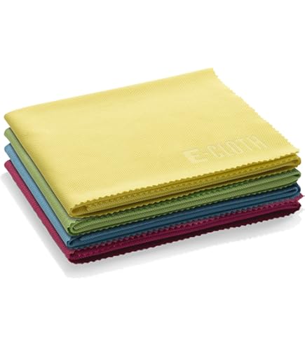 6 x E-cloth porta occhiali da sole & panno in microfibra 19 x 19