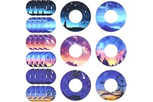 BD-HEREGO Libre 2 Sensor Covers - 24 Pcs Waterproof Adhesive Patches - Blood Glucose Monitor Patch, Sweatproof Sensor Sticker (Style A)