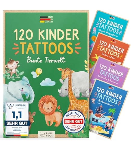 Henbrandt Einhorn Tattoos – 24 Stück, Entfernbar, Mehrfarbig, Perfekt Für Kinderpartys, Mottotage Oder Als Geschenk