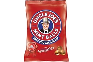 Uncle Joe's | Mint Balls | 90g Bag | Traditional Mint Balls made using the same recipe from 1898 | Natural Ingredients | Free From Artificial Colors and Flavours