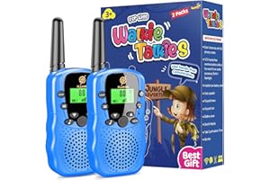 EUCOCO Qukir Walkie Talkie, Toys for 4 5 6 Year Old Boy Girl Gift for 3-12 Year Olds Boys Toy Age 7 8 9 Kids Toys Age 3 4 5 6 Autism Toys Garden Toys Outdoor Toys Sensory Toys Boy Birthday Presents Blue