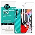 IBYWIND Protector de Pantalla para Mi 10 / Mi 10 Pro [2 Piezas],con Protector de Lente de Cámara,Atrás Pegatina Protectora Fi