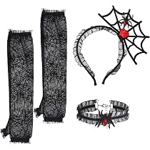 Cerchietto Per Capelli A Ragnatela Di Halloween Con Ragno - Fascia Decorativa Per Donne E Bambine, Accessorio Per Feste E Costumi