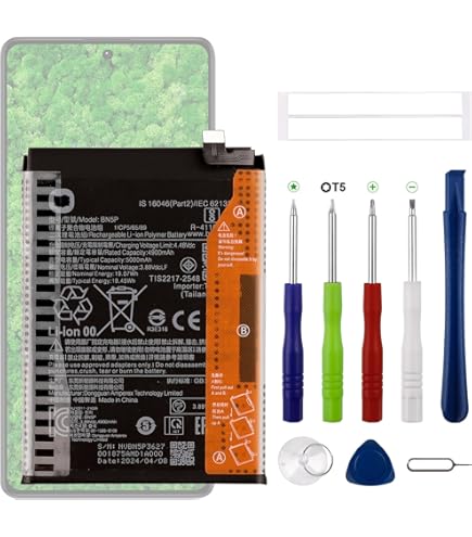 Original rechargeable battery BP4G suitable for Xiaomi 13. Mi 13 replacement battery 4500 mAh, 3.88 V. New
