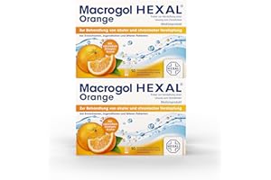Macrogol HEXAL® Orange | 100 St | Wirksame Hilfe bei chronischer Verstopfung | Wirkt sanft | Angenehmes Orangen-Aroma