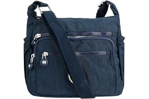 MILKY WAY Womens Multi-Pocket Casual Crossbody Handbags Waterproof Shoulder Bags Satchel Girls Ladies Crossbody Side