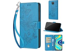 TOMYOU Etui na telefon komórkowy do Xiaomi Redmi Note 9S / Redmi Note 9 Pro, z przegródką na karty, składane, odporne na uderzenia etui ze sztucznej skóry premium, kompatybilne z Redmi Note 9 Pro Max,