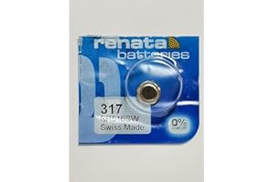 BEST PRICE SQUARE 1 x zegarek Renata 317 1,5 V bateria szwajcarska SR516SW ogniwo tlenku srebra
