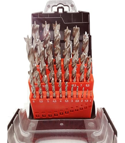 Projahn Spiralbohrer-Kassette – 50-teilig Für Präzises Bohren
