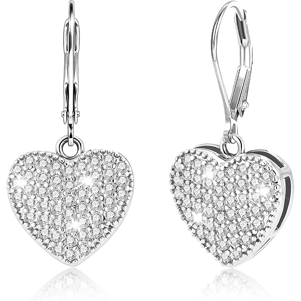 Orecchini Pendenti Donna ALEXCRAFT – Oro E Argento Con Zirconi – Chiusura Leverback